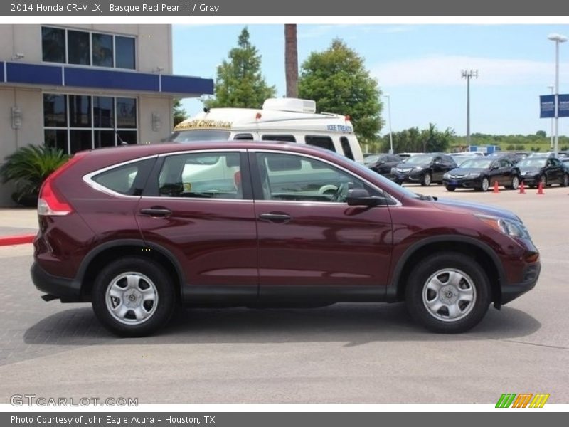 Basque Red Pearl II / Gray 2014 Honda CR-V LX