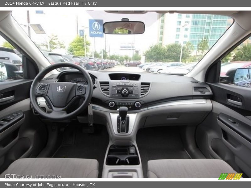 Basque Red Pearl II / Gray 2014 Honda CR-V LX