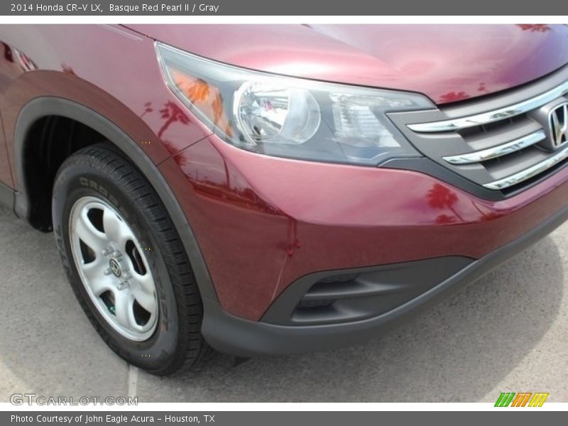 Basque Red Pearl II / Gray 2014 Honda CR-V LX