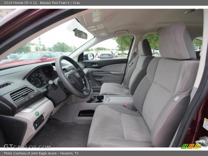Basque Red Pearl II / Gray 2014 Honda CR-V LX