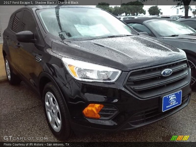Shadow Black / Charcoal Black 2017 Ford Escape S