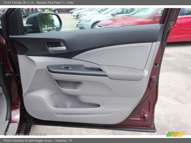 Basque Red Pearl II / Gray 2014 Honda CR-V LX