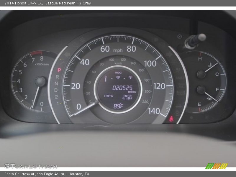 Basque Red Pearl II / Gray 2014 Honda CR-V LX