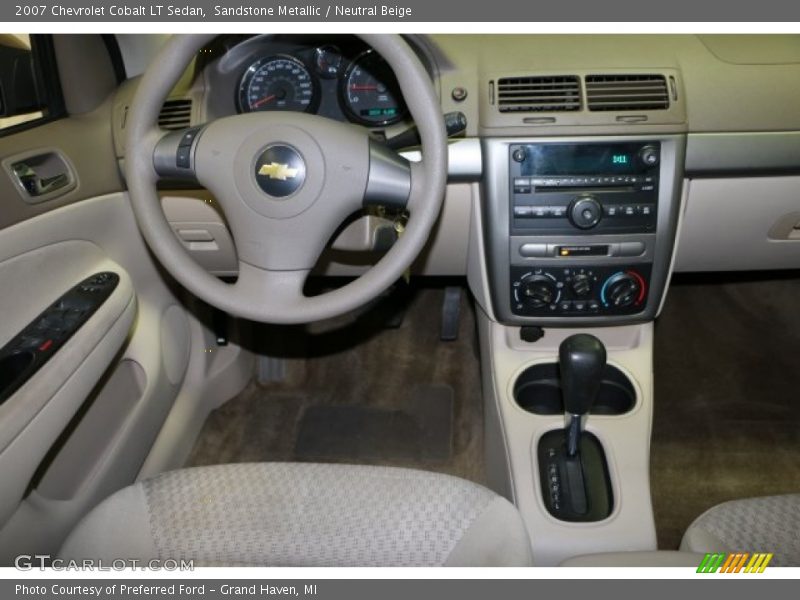 Sandstone Metallic / Neutral Beige 2007 Chevrolet Cobalt LT Sedan