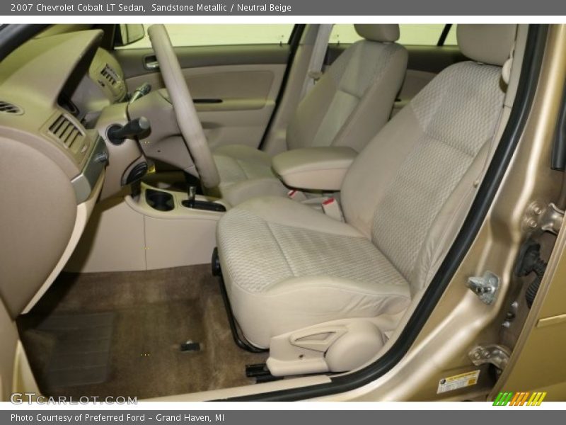 Sandstone Metallic / Neutral Beige 2007 Chevrolet Cobalt LT Sedan