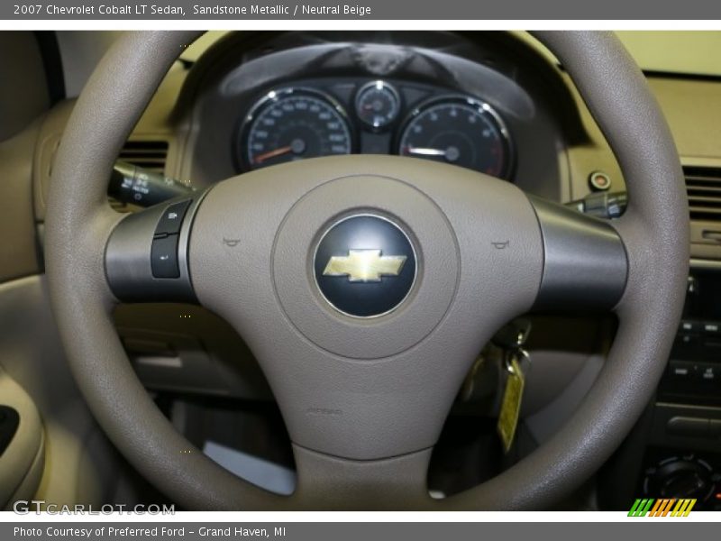 Sandstone Metallic / Neutral Beige 2007 Chevrolet Cobalt LT Sedan