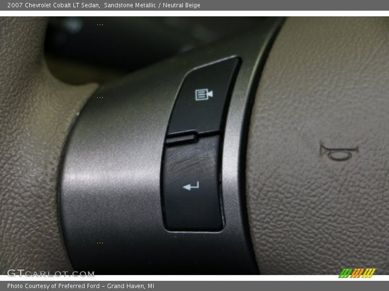 Sandstone Metallic / Neutral Beige 2007 Chevrolet Cobalt LT Sedan