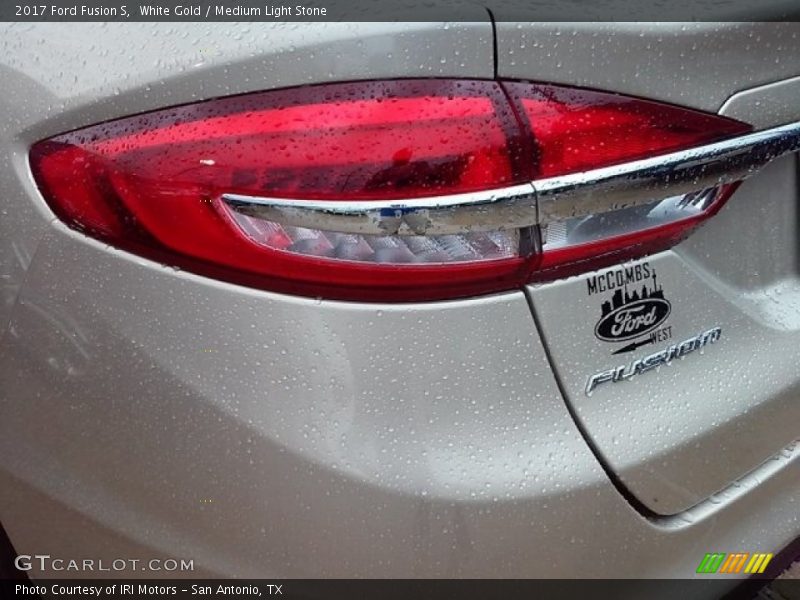 White Gold / Medium Light Stone 2017 Ford Fusion S
