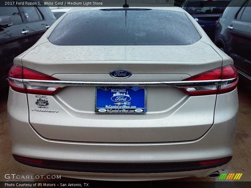 White Gold / Medium Light Stone 2017 Ford Fusion S