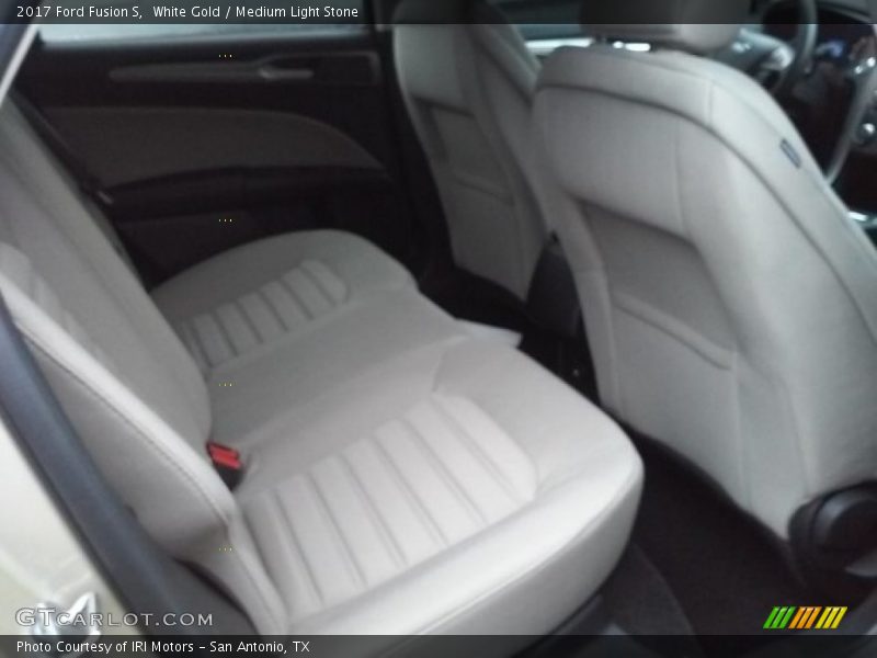 White Gold / Medium Light Stone 2017 Ford Fusion S