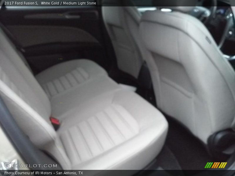 White Gold / Medium Light Stone 2017 Ford Fusion S