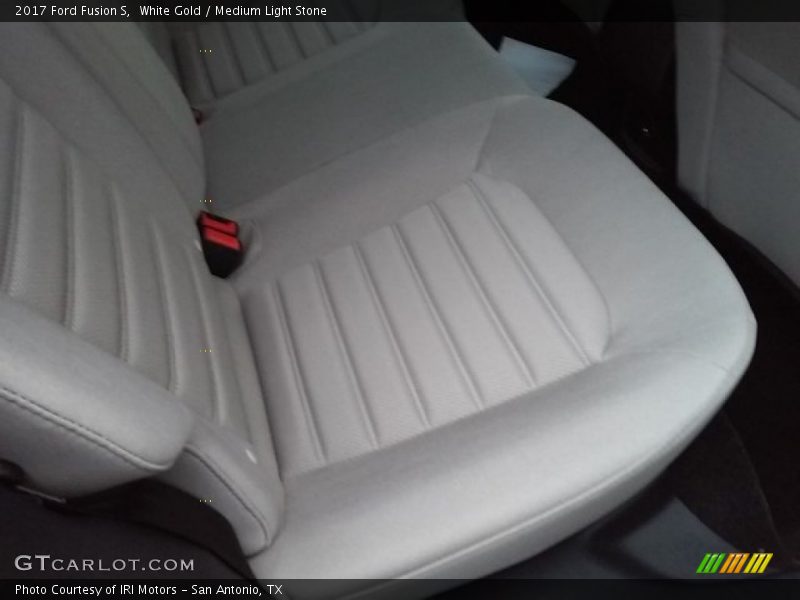 White Gold / Medium Light Stone 2017 Ford Fusion S