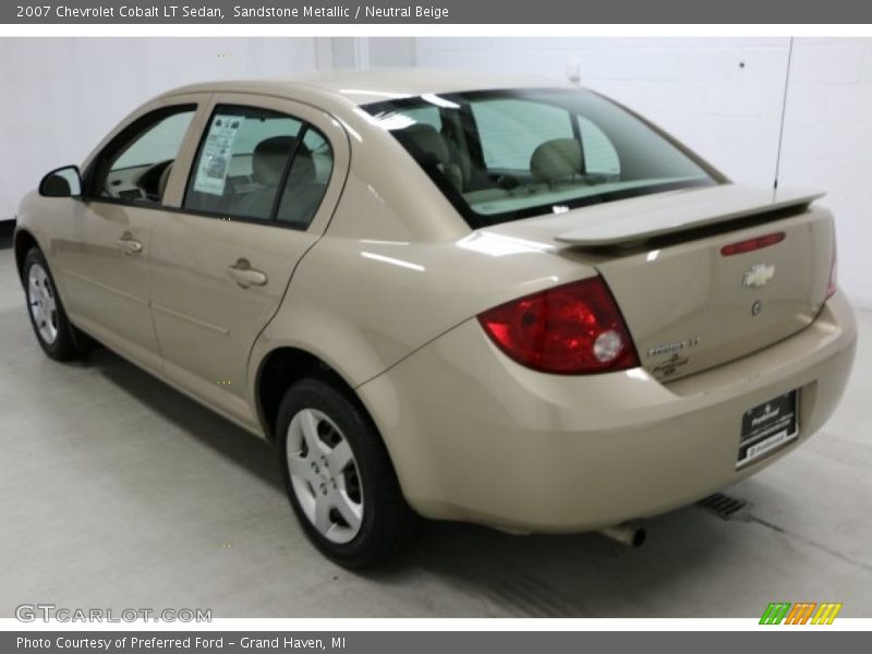 Sandstone Metallic / Neutral Beige 2007 Chevrolet Cobalt LT Sedan