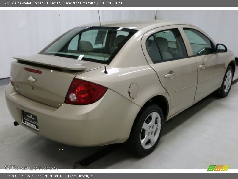 Sandstone Metallic / Neutral Beige 2007 Chevrolet Cobalt LT Sedan