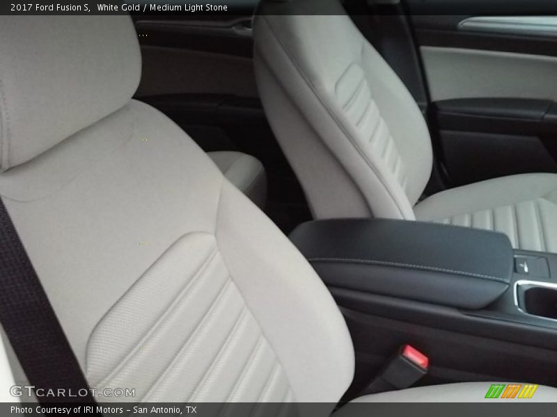 White Gold / Medium Light Stone 2017 Ford Fusion S