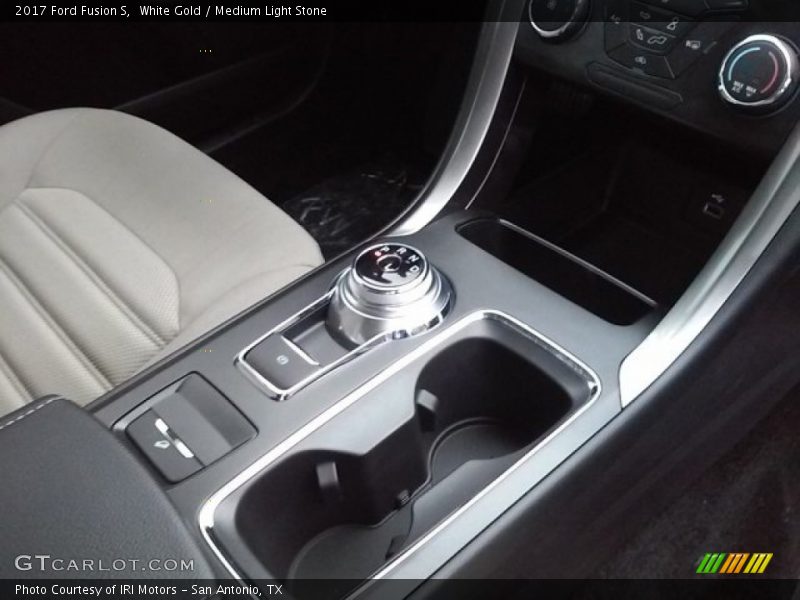 White Gold / Medium Light Stone 2017 Ford Fusion S