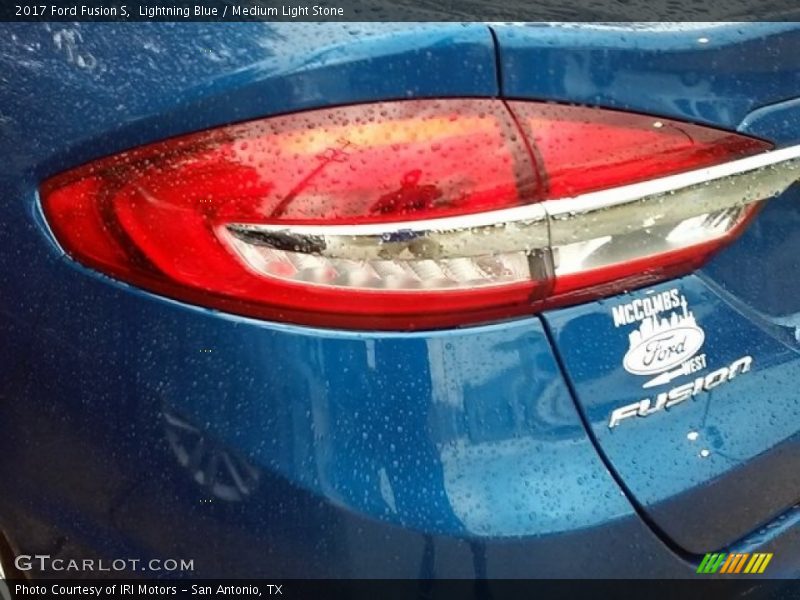 Lightning Blue / Medium Light Stone 2017 Ford Fusion S