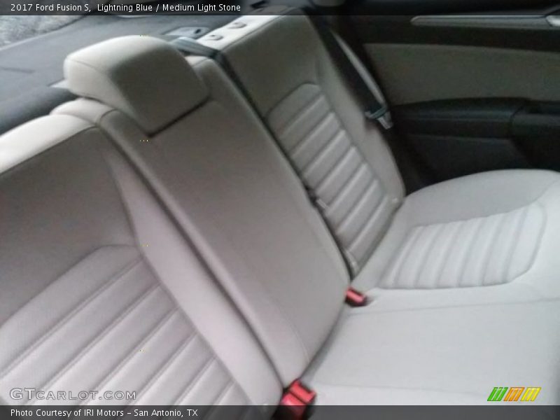 Lightning Blue / Medium Light Stone 2017 Ford Fusion S