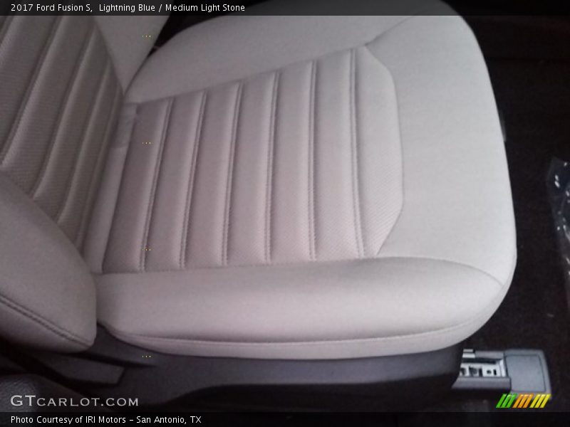 Lightning Blue / Medium Light Stone 2017 Ford Fusion S