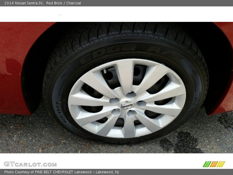 Red Brick / Charcoal 2014 Nissan Sentra SV