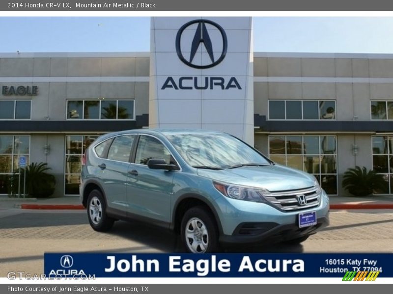 Mountain Air Metallic / Black 2014 Honda CR-V LX