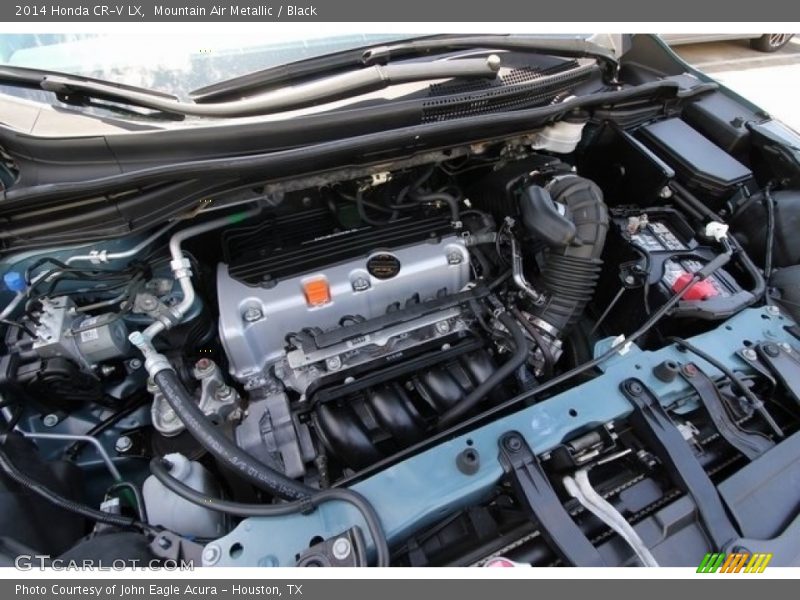 Mountain Air Metallic / Black 2014 Honda CR-V LX