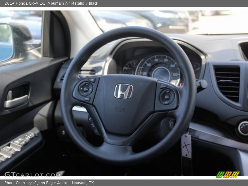 Mountain Air Metallic / Black 2014 Honda CR-V LX