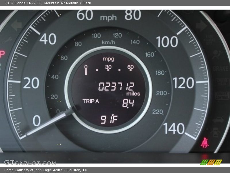 Mountain Air Metallic / Black 2014 Honda CR-V LX