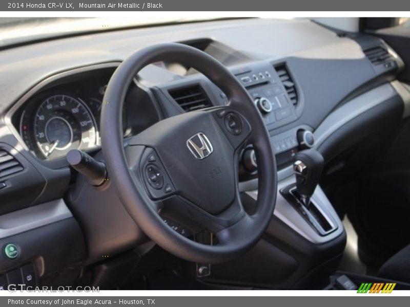Mountain Air Metallic / Black 2014 Honda CR-V LX