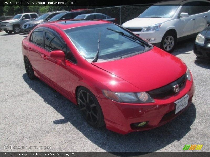 Rallye Red / Black 2010 Honda Civic Si Sedan