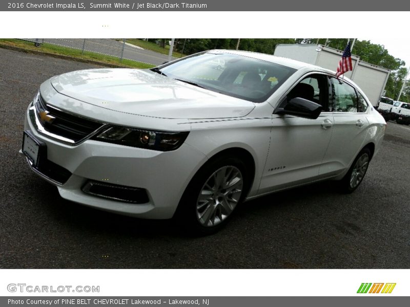 Summit White / Jet Black/Dark Titanium 2016 Chevrolet Impala LS
