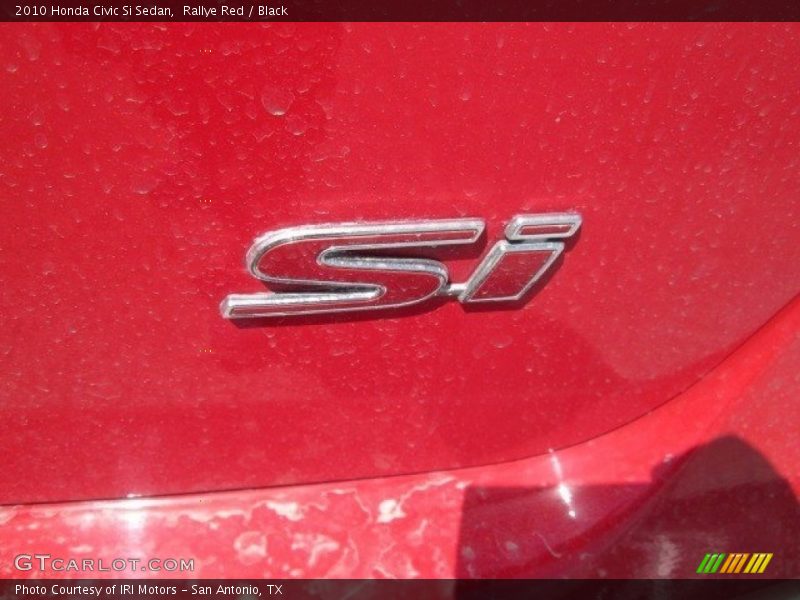 Rallye Red / Black 2010 Honda Civic Si Sedan