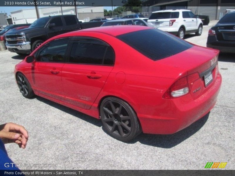 Rallye Red / Black 2010 Honda Civic Si Sedan