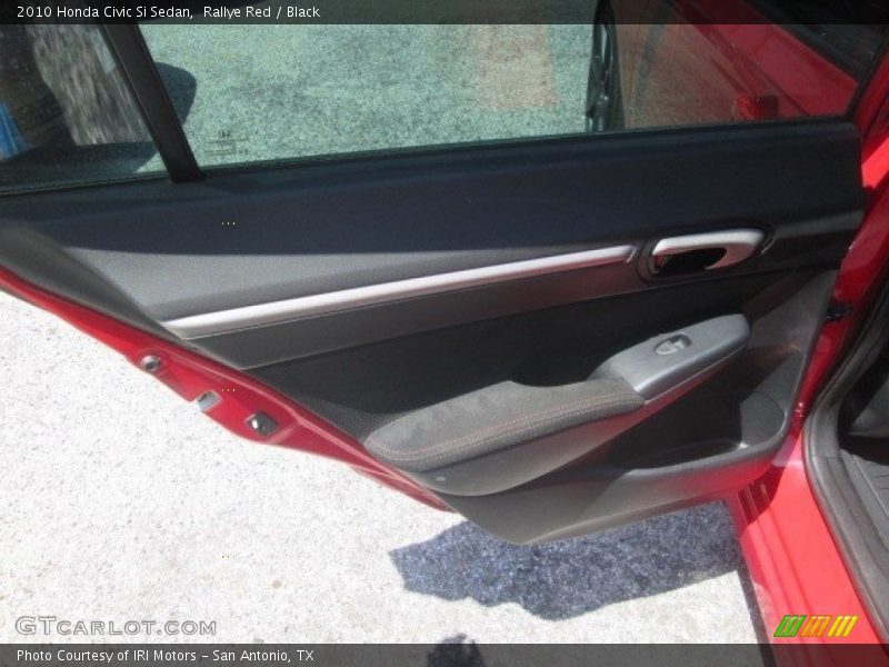 Rallye Red / Black 2010 Honda Civic Si Sedan