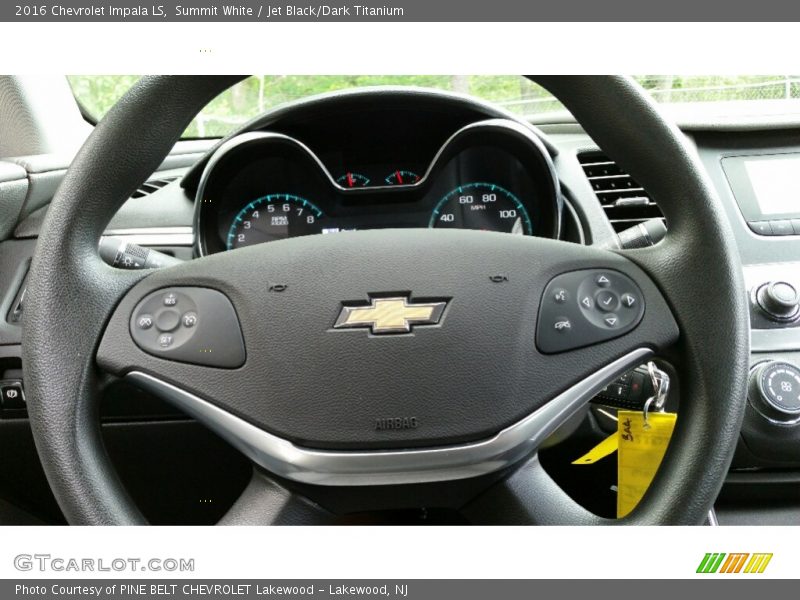 Summit White / Jet Black/Dark Titanium 2016 Chevrolet Impala LS