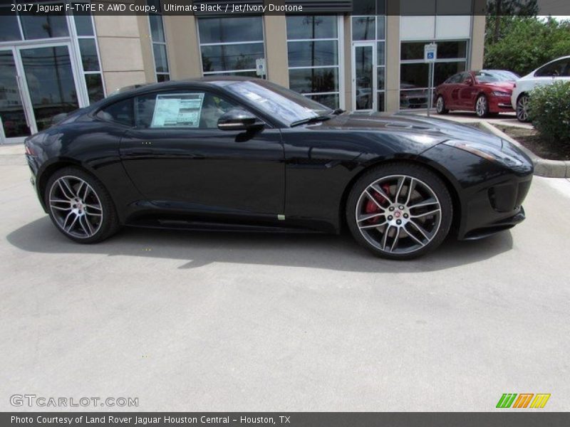 Ultimate Black / Jet/Ivory Duotone 2017 Jaguar F-TYPE R AWD Coupe