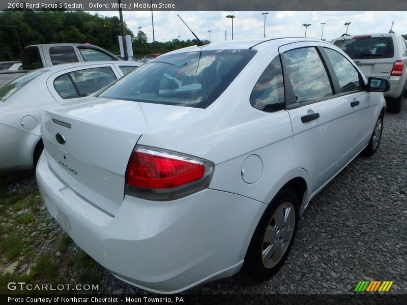 Oxford White / Medium Stone 2008 Ford Focus S Sedan