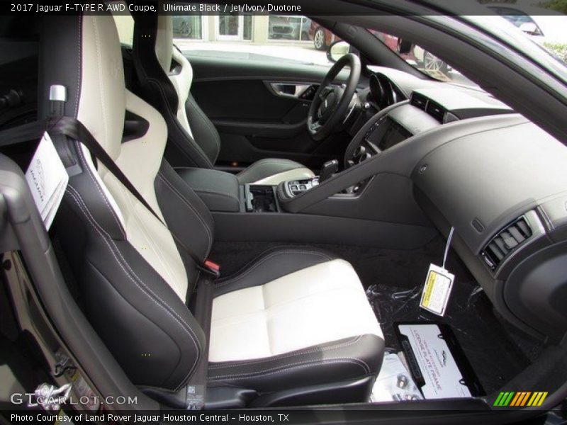 Ultimate Black / Jet/Ivory Duotone 2017 Jaguar F-TYPE R AWD Coupe