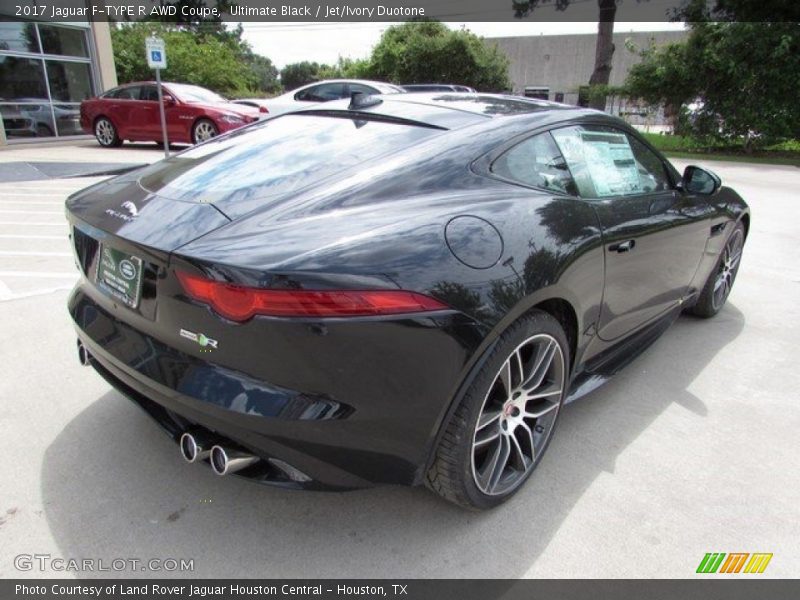 Ultimate Black / Jet/Ivory Duotone 2017 Jaguar F-TYPE R AWD Coupe