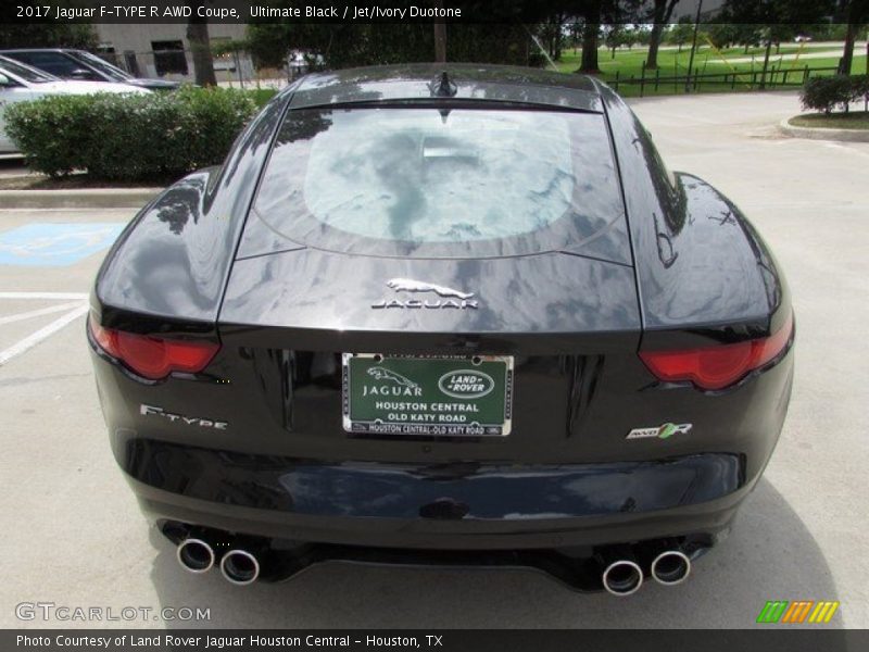 Ultimate Black / Jet/Ivory Duotone 2017 Jaguar F-TYPE R AWD Coupe