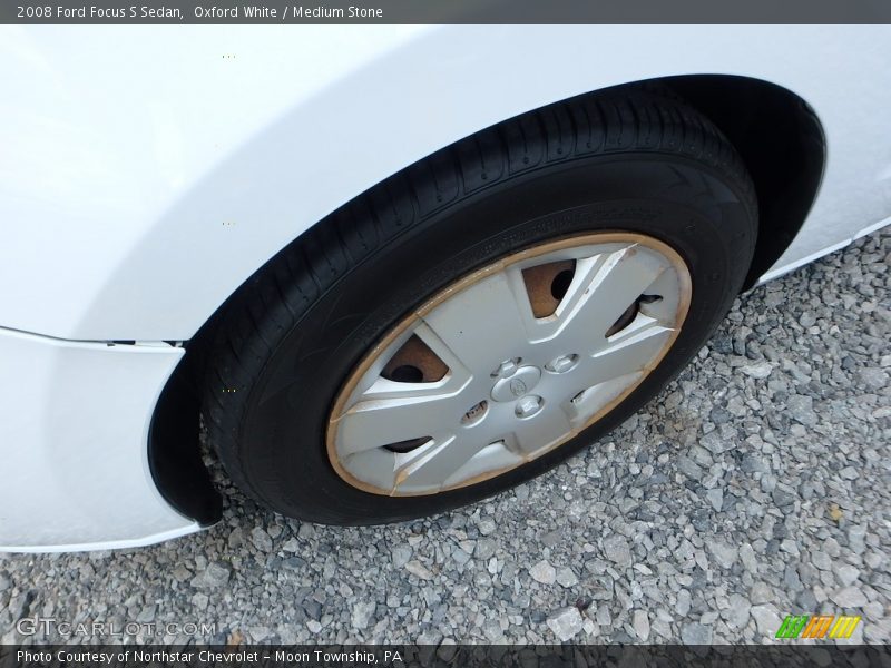 Oxford White / Medium Stone 2008 Ford Focus S Sedan