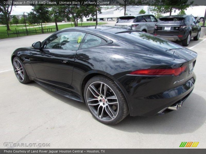 Ultimate Black / Jet/Ivory Duotone 2017 Jaguar F-TYPE R AWD Coupe