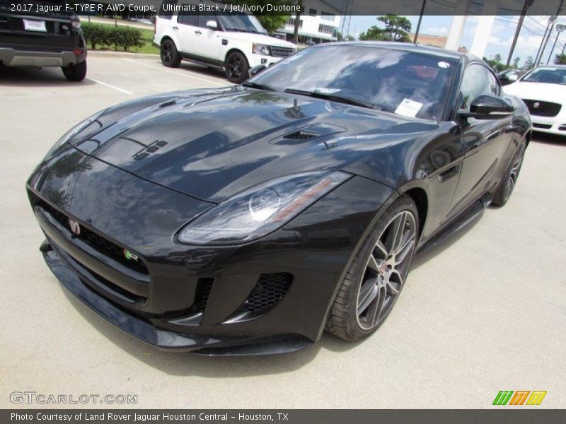 Ultimate Black / Jet/Ivory Duotone 2017 Jaguar F-TYPE R AWD Coupe