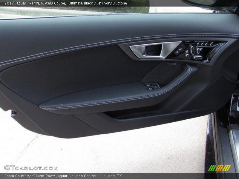 Ultimate Black / Jet/Ivory Duotone 2017 Jaguar F-TYPE R AWD Coupe