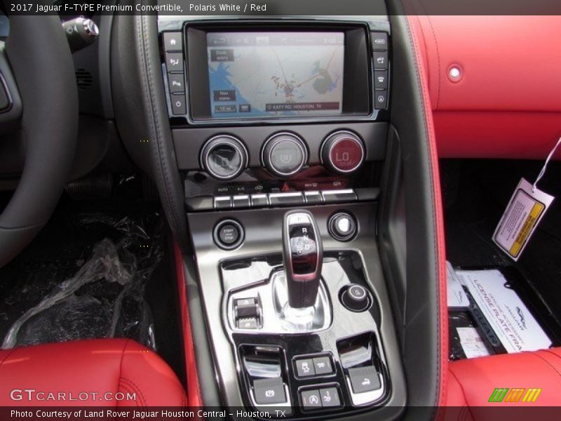 Polaris White / Red 2017 Jaguar F-TYPE Premium Convertible