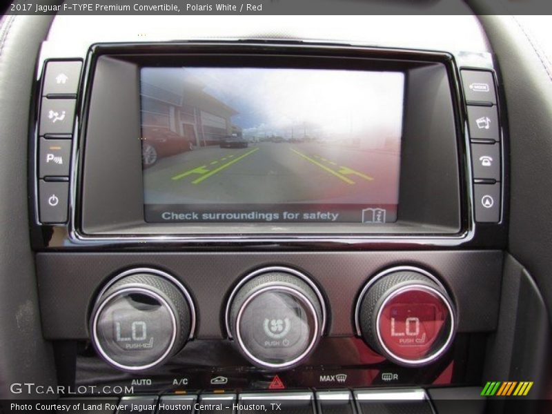 Polaris White / Red 2017 Jaguar F-TYPE Premium Convertible