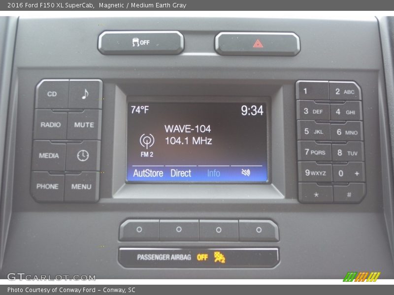 Magnetic / Medium Earth Gray 2016 Ford F150 XL SuperCab