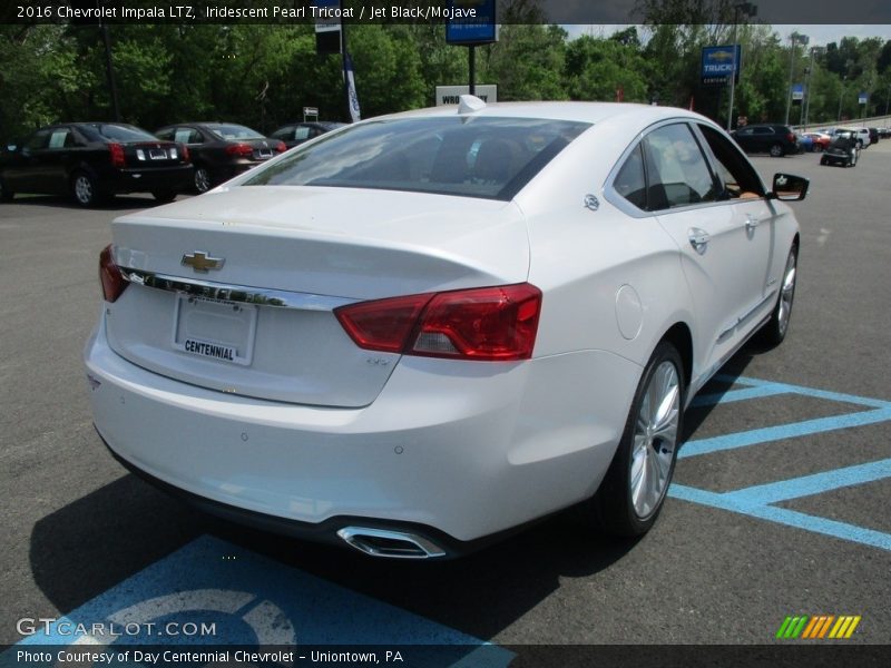 Iridescent Pearl Tricoat / Jet Black/Mojave 2016 Chevrolet Impala LTZ