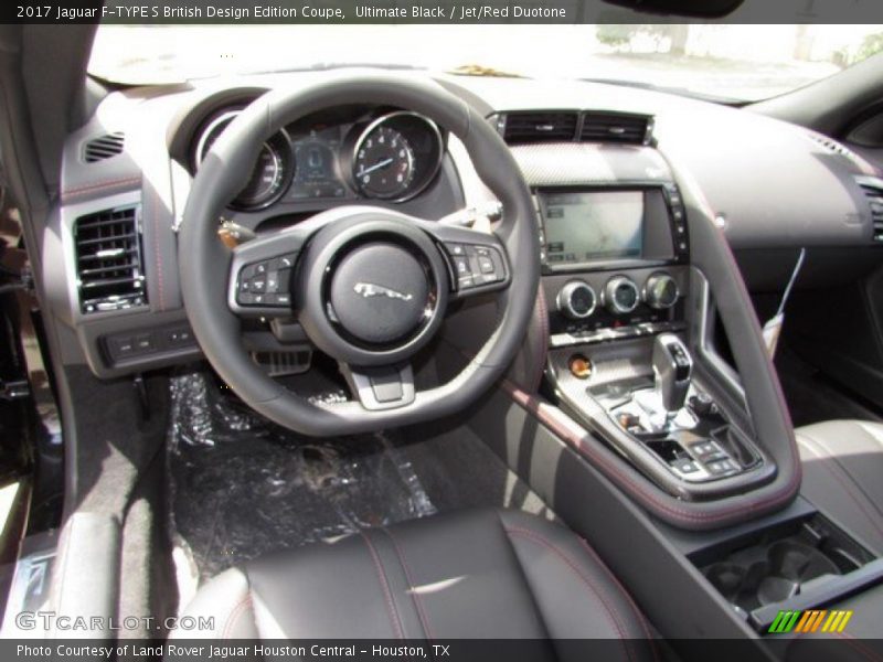 Ultimate Black / Jet/Red Duotone 2017 Jaguar F-TYPE S British Design Edition Coupe