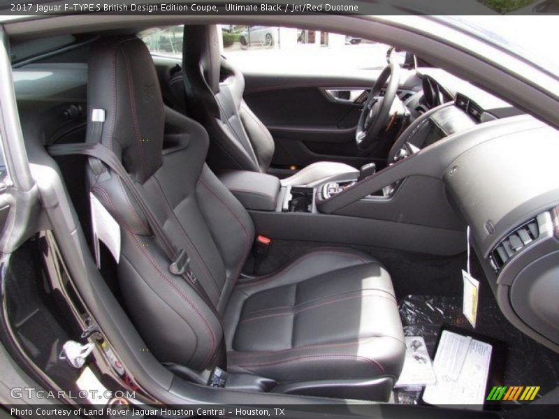 Ultimate Black / Jet/Red Duotone 2017 Jaguar F-TYPE S British Design Edition Coupe